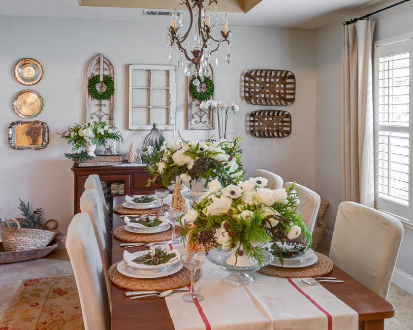 Designing The Perfect Holiday Table - Cottage style decorati