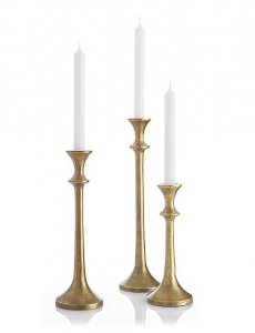 brass taper candlesticks