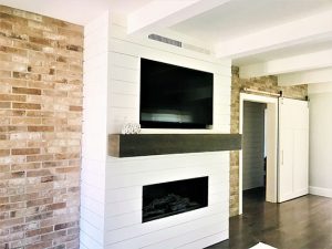 shiplap fireplace