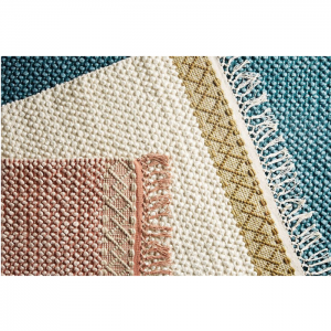 layered area rugs