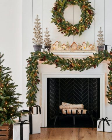 Merry Up Your Christmas Mantel - Cottage style decorating, renovating ...