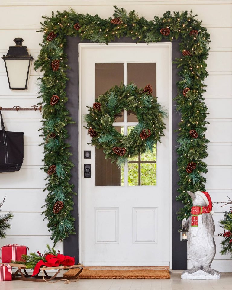 Deck Out Your Front Door for Christmas in 3 Easy Steps - Cot