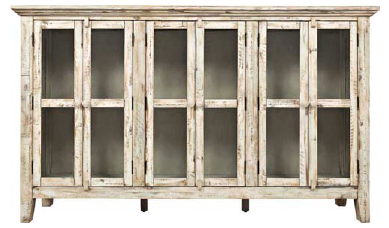 Eau Claire 6-door accent cabinet in the color Scrimshaw 