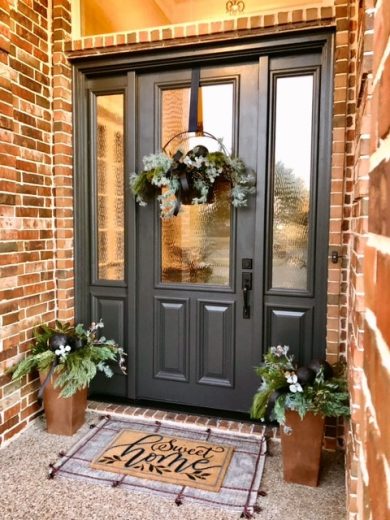 Front Door Refresh with Behr Paint - Cottage style decoratin