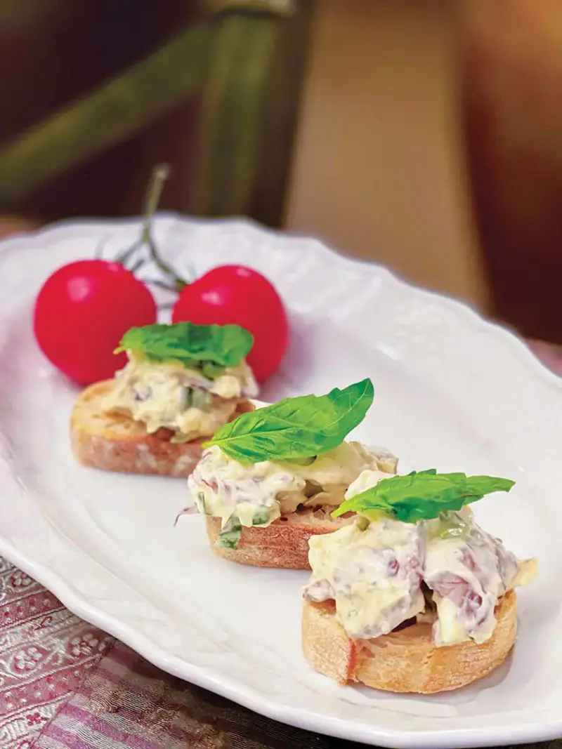 Mushroom Carpaccio with Toast