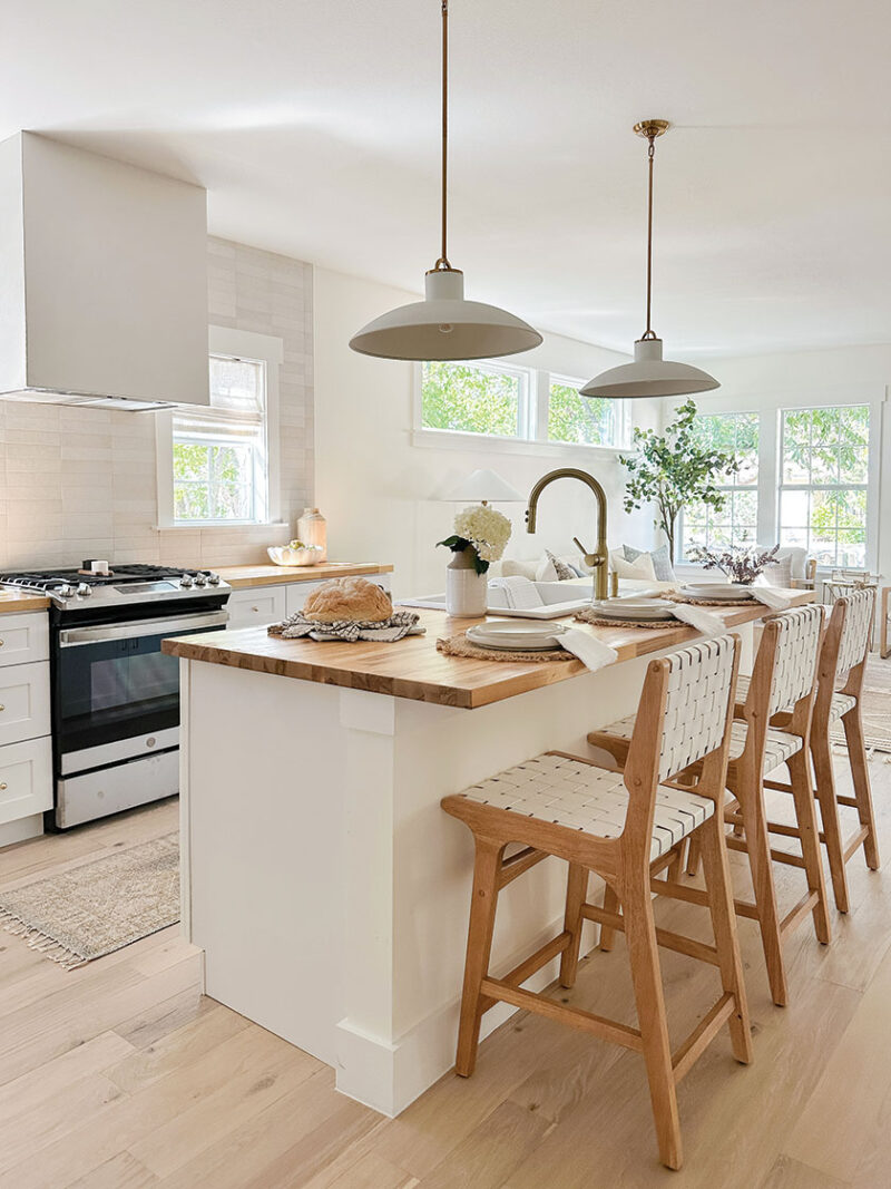 spacious and neutral Cottage & Key designed kitchen