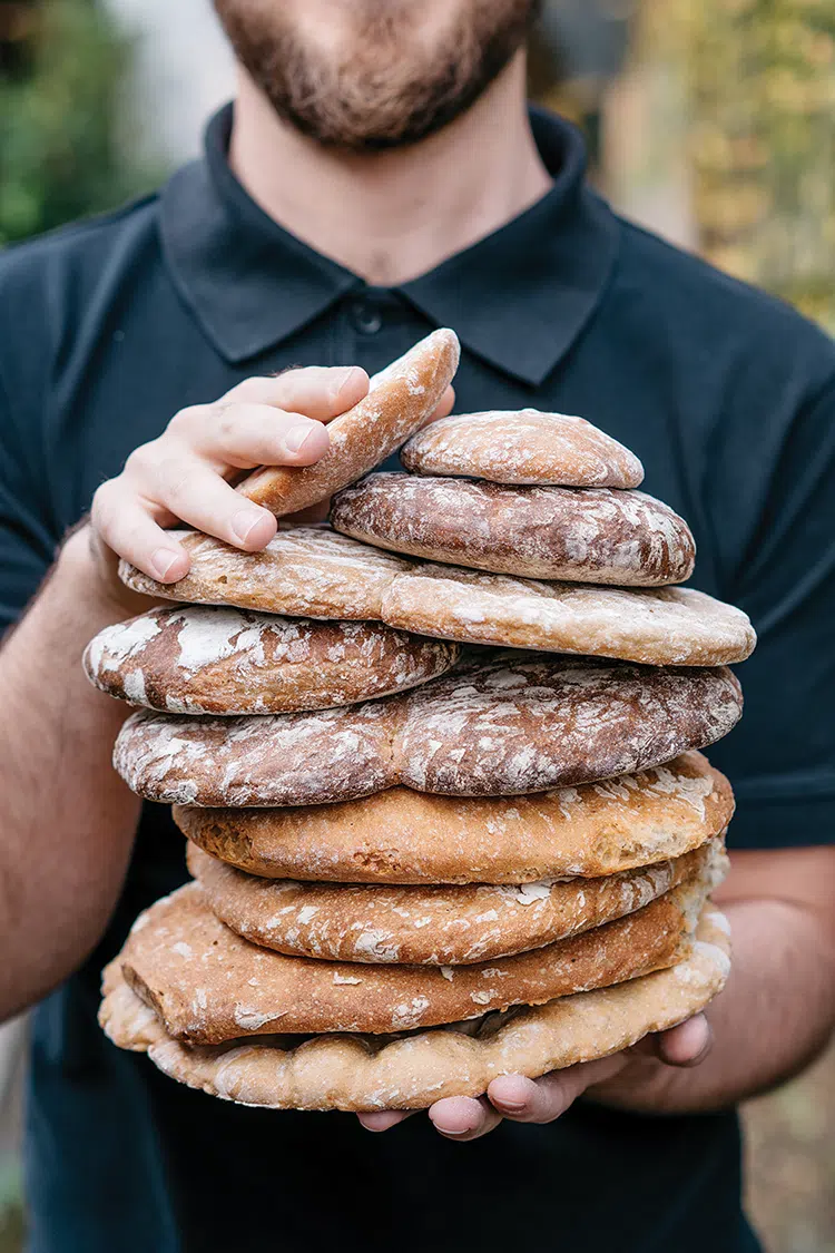 artisianal flatbread for outdoor fall feasting