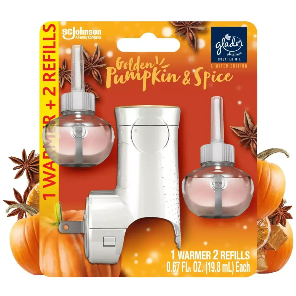 Glade plugin scented oil Pumpkin and Spice scent