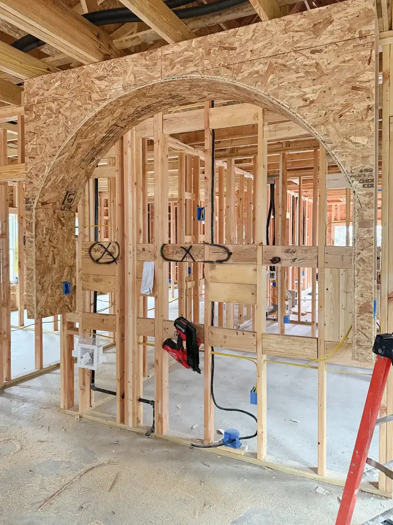 Project House Austin framing